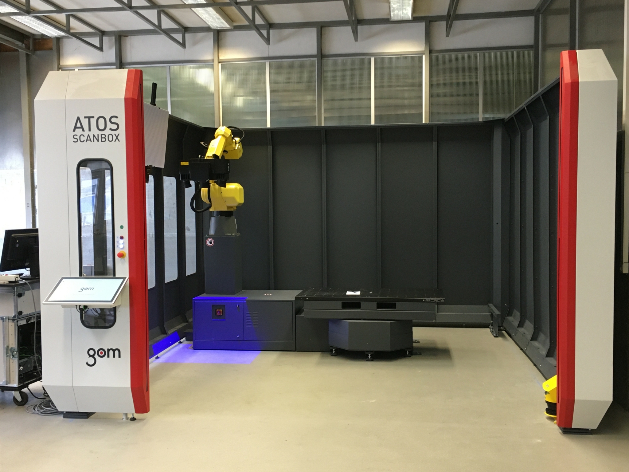 GOM ATOS SCANBOX gut angelaufen! Schweikert GmbH
